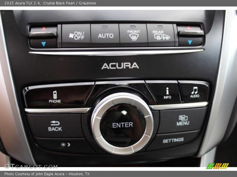Crystal Black Pearl / Graystone 2015 Acura TLX 2.4