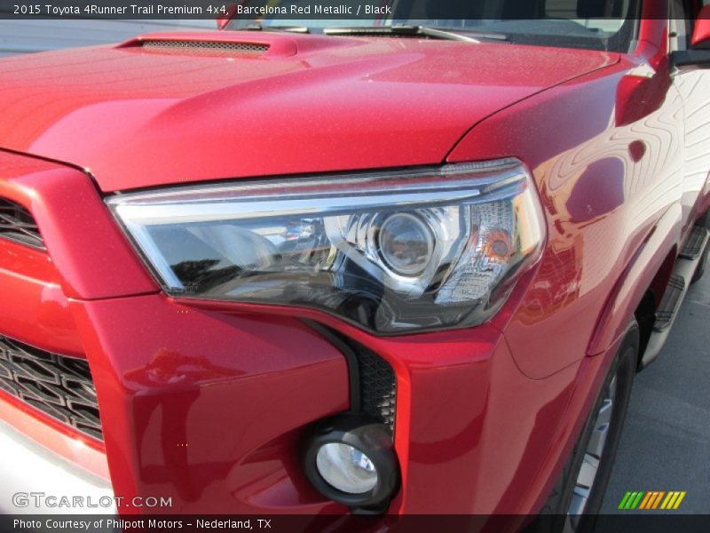 Barcelona Red Metallic / Black 2015 Toyota 4Runner Trail Premium 4x4