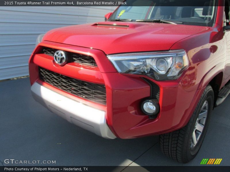 Barcelona Red Metallic / Black 2015 Toyota 4Runner Trail Premium 4x4