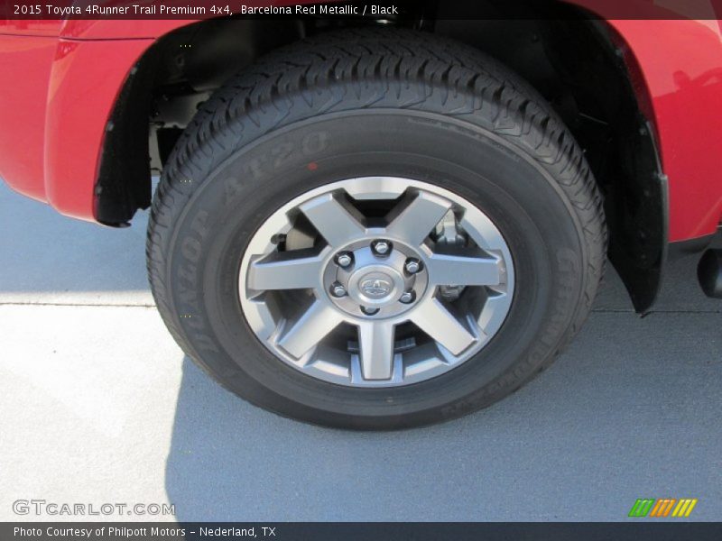 Barcelona Red Metallic / Black 2015 Toyota 4Runner Trail Premium 4x4