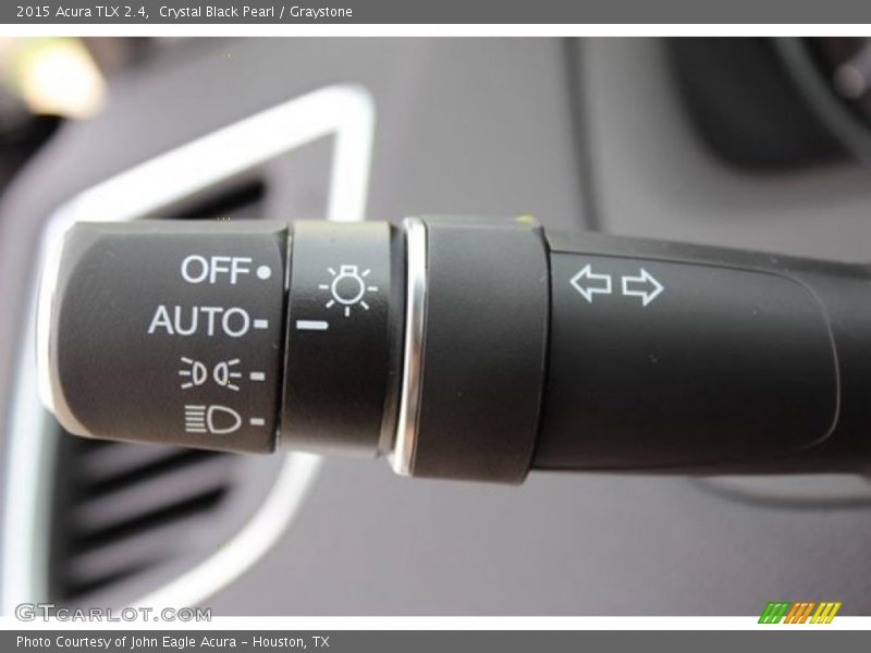 Crystal Black Pearl / Graystone 2015 Acura TLX 2.4