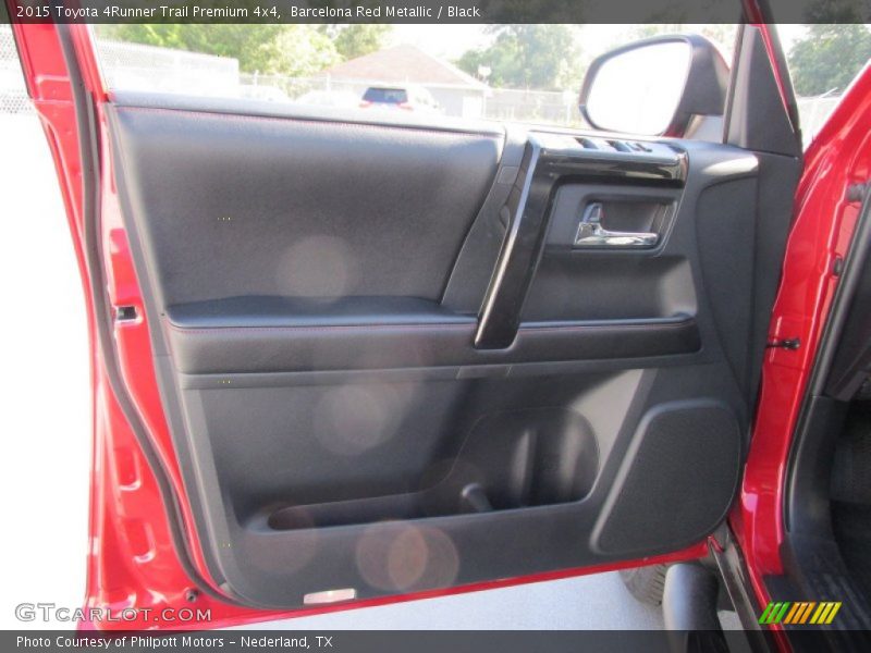Barcelona Red Metallic / Black 2015 Toyota 4Runner Trail Premium 4x4