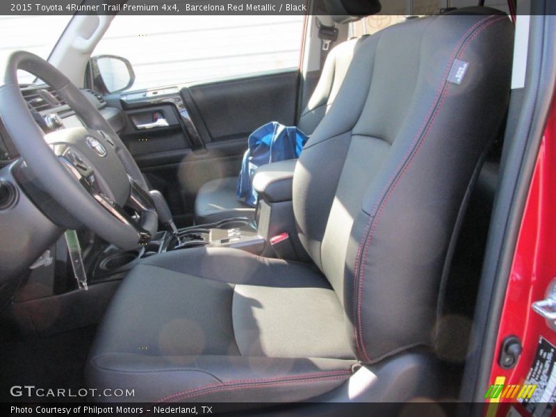 Barcelona Red Metallic / Black 2015 Toyota 4Runner Trail Premium 4x4