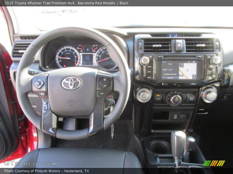 Barcelona Red Metallic / Black 2015 Toyota 4Runner Trail Premium 4x4