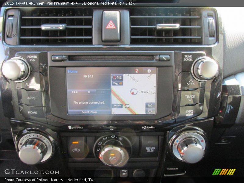 Barcelona Red Metallic / Black 2015 Toyota 4Runner Trail Premium 4x4