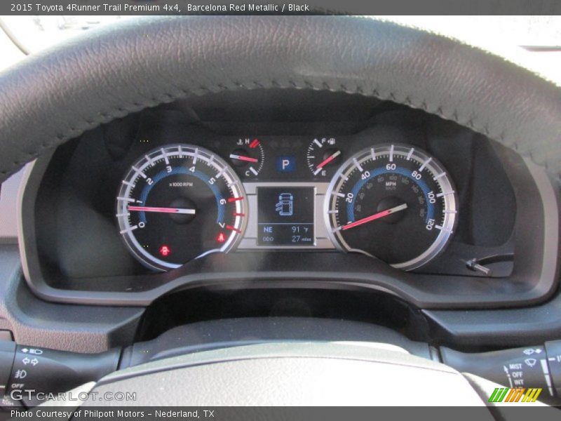 Barcelona Red Metallic / Black 2015 Toyota 4Runner Trail Premium 4x4