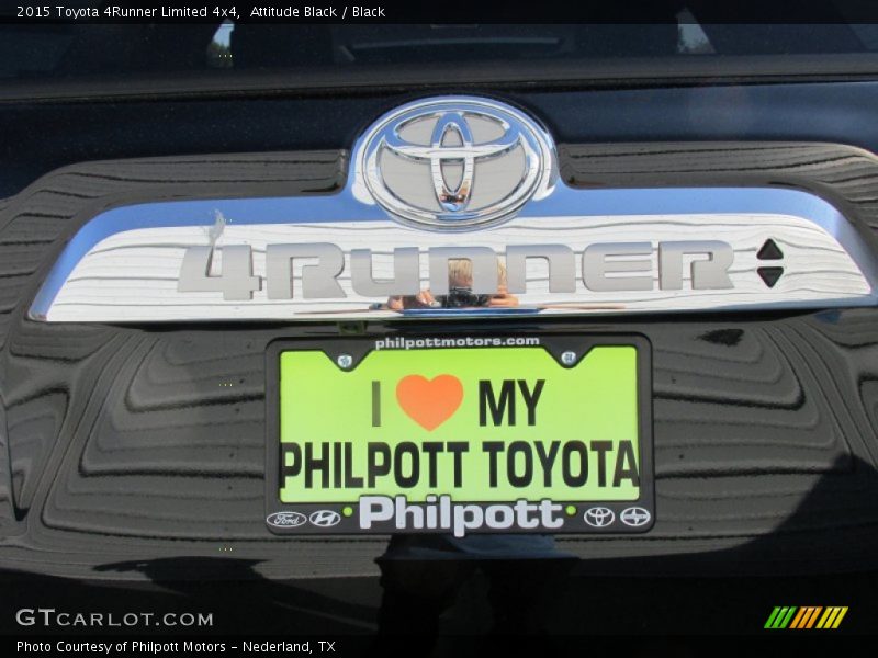 Attitude Black / Black 2015 Toyota 4Runner Limited 4x4