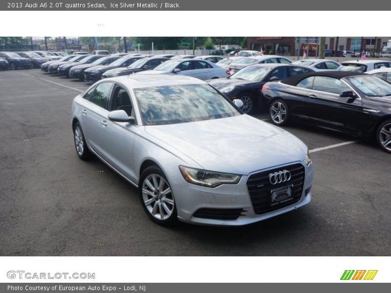 Ice Silver Metallic / Black 2013 Audi A6 2.0T quattro Sedan