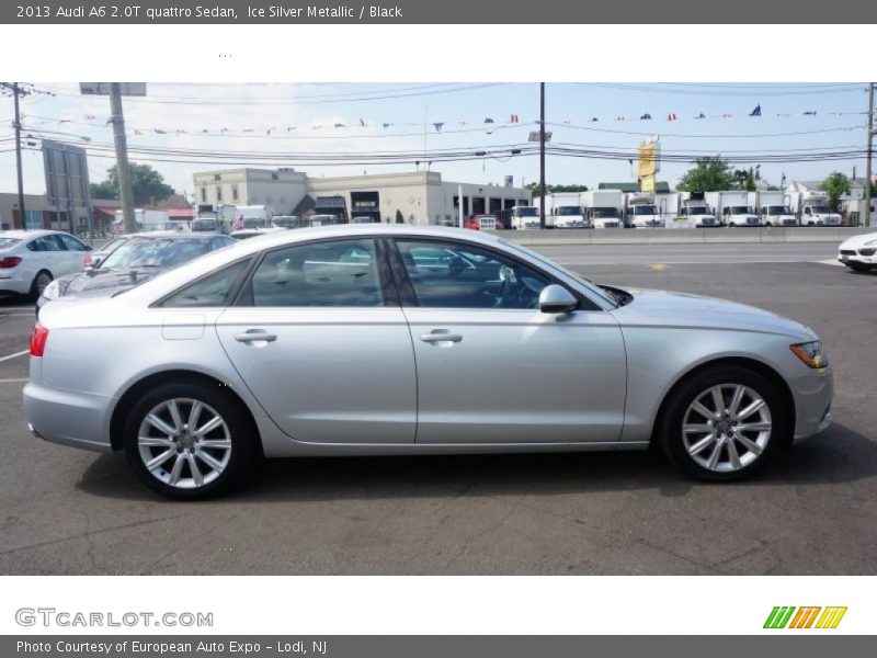 Ice Silver Metallic / Black 2013 Audi A6 2.0T quattro Sedan