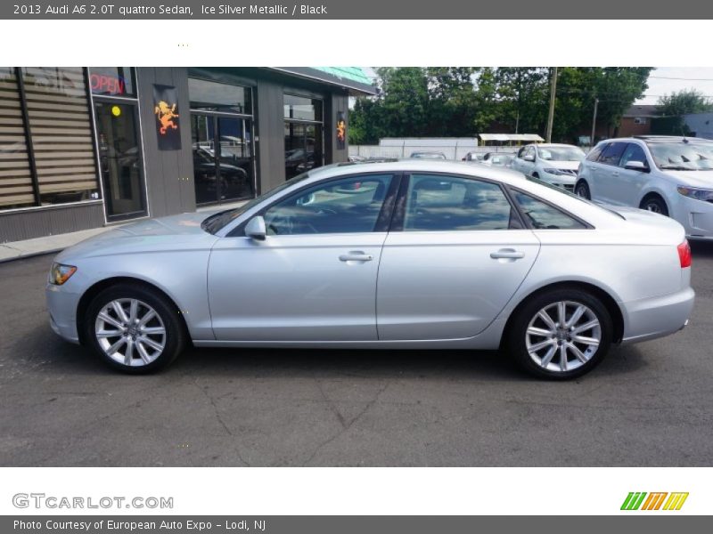 Ice Silver Metallic / Black 2013 Audi A6 2.0T quattro Sedan