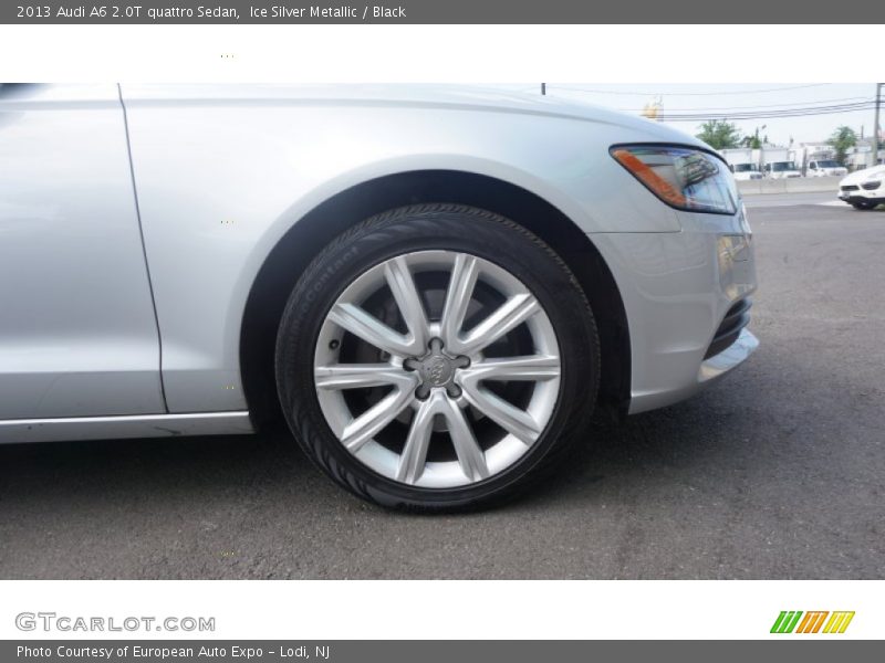 Ice Silver Metallic / Black 2013 Audi A6 2.0T quattro Sedan