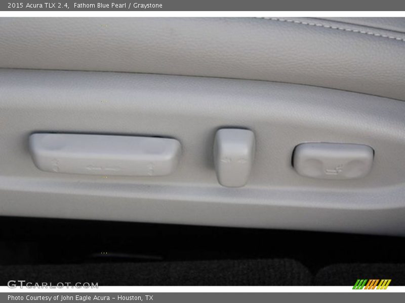 Fathom Blue Pearl / Graystone 2015 Acura TLX 2.4