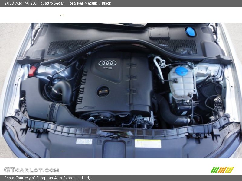Ice Silver Metallic / Black 2013 Audi A6 2.0T quattro Sedan