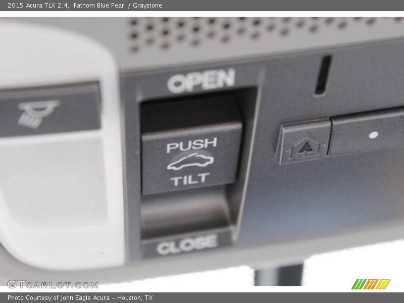 Fathom Blue Pearl / Graystone 2015 Acura TLX 2.4