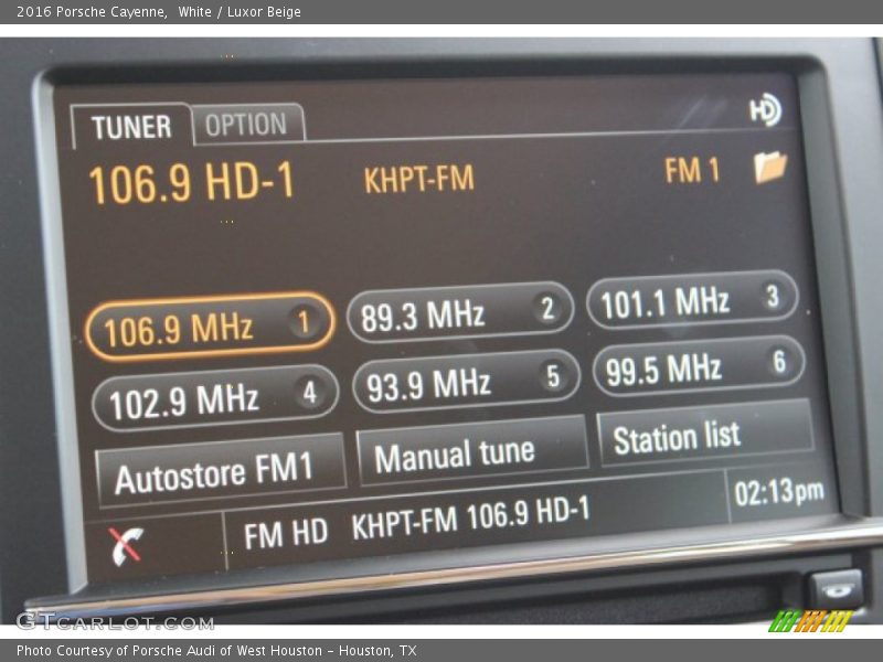 White / Luxor Beige 2016 Porsche Cayenne