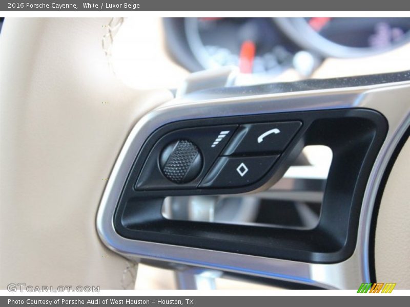 White / Luxor Beige 2016 Porsche Cayenne