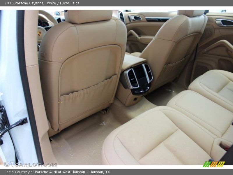 White / Luxor Beige 2016 Porsche Cayenne