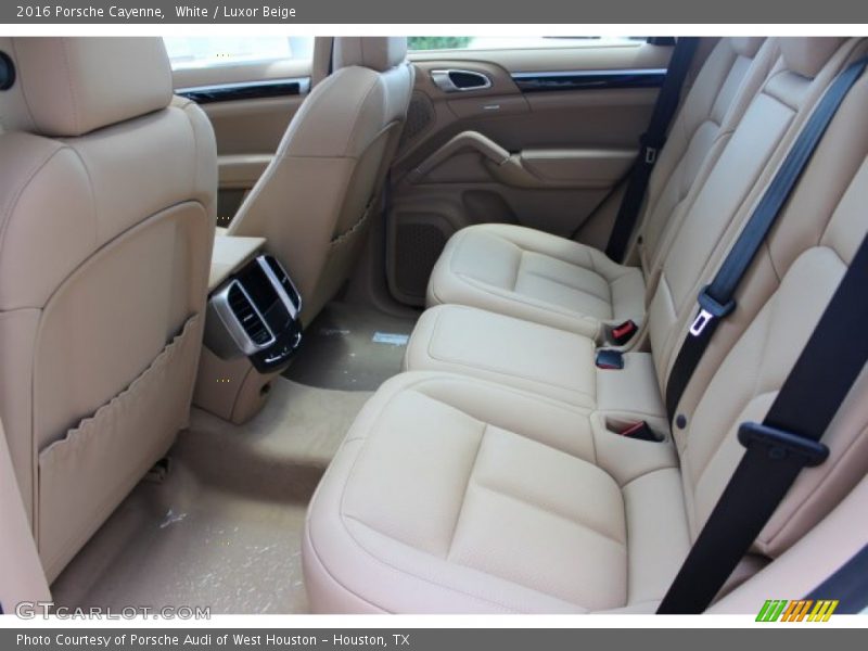 White / Luxor Beige 2016 Porsche Cayenne