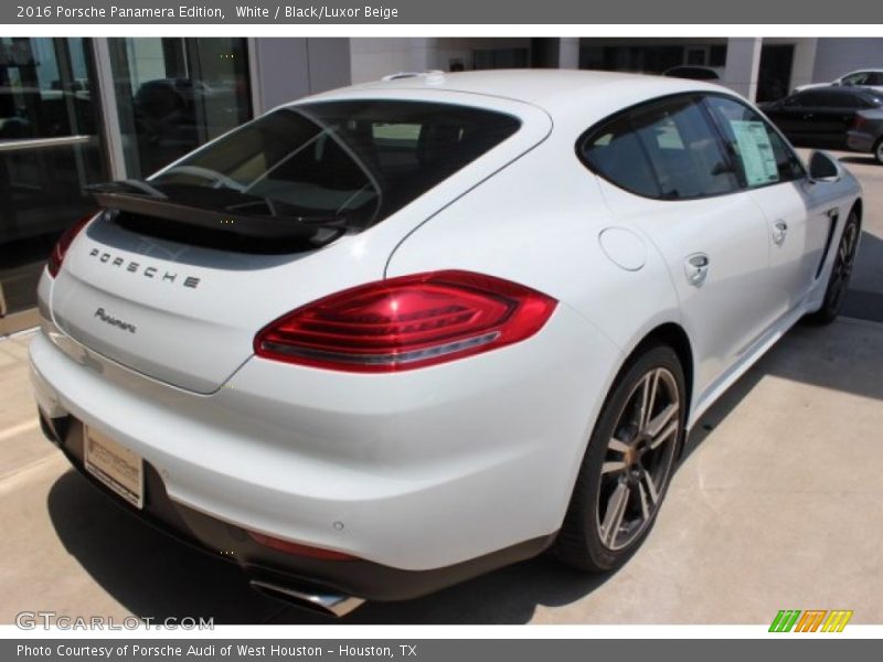 White / Black/Luxor Beige 2016 Porsche Panamera Edition