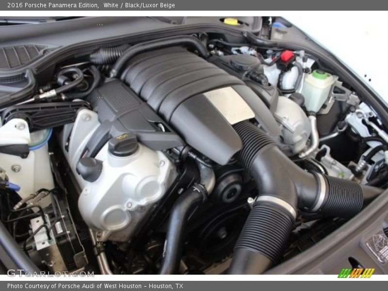 White / Black/Luxor Beige 2016 Porsche Panamera Edition