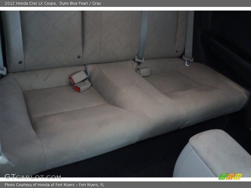 Dyno Blue Pearl / Gray 2012 Honda Civic LX Coupe