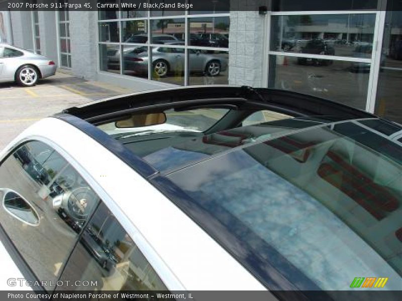 Carrara White / Black/Sand Beige 2007 Porsche 911 Targa 4S