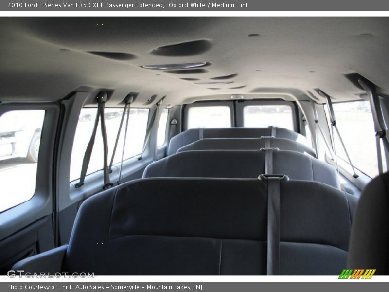 Oxford White / Medium Flint 2010 Ford E Series Van E350 XLT Passenger Extended