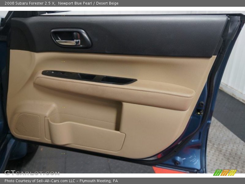 Newport Blue Pearl / Desert Beige 2008 Subaru Forester 2.5 X