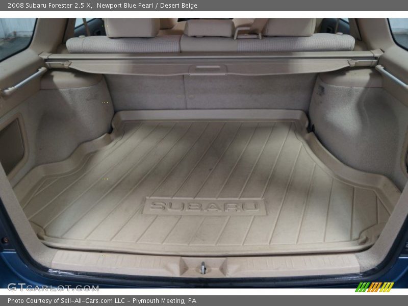 Newport Blue Pearl / Desert Beige 2008 Subaru Forester 2.5 X