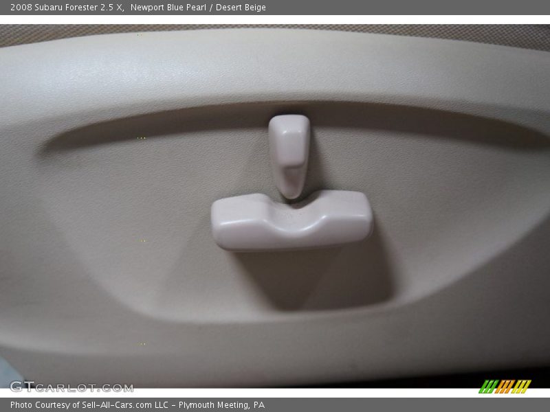 Newport Blue Pearl / Desert Beige 2008 Subaru Forester 2.5 X