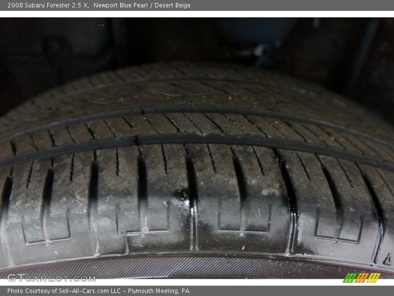 Newport Blue Pearl / Desert Beige 2008 Subaru Forester 2.5 X