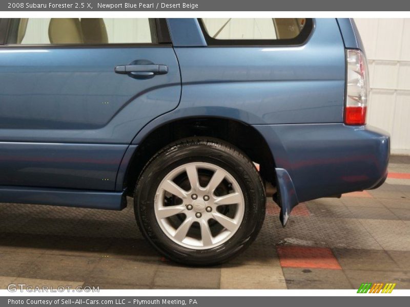 Newport Blue Pearl / Desert Beige 2008 Subaru Forester 2.5 X