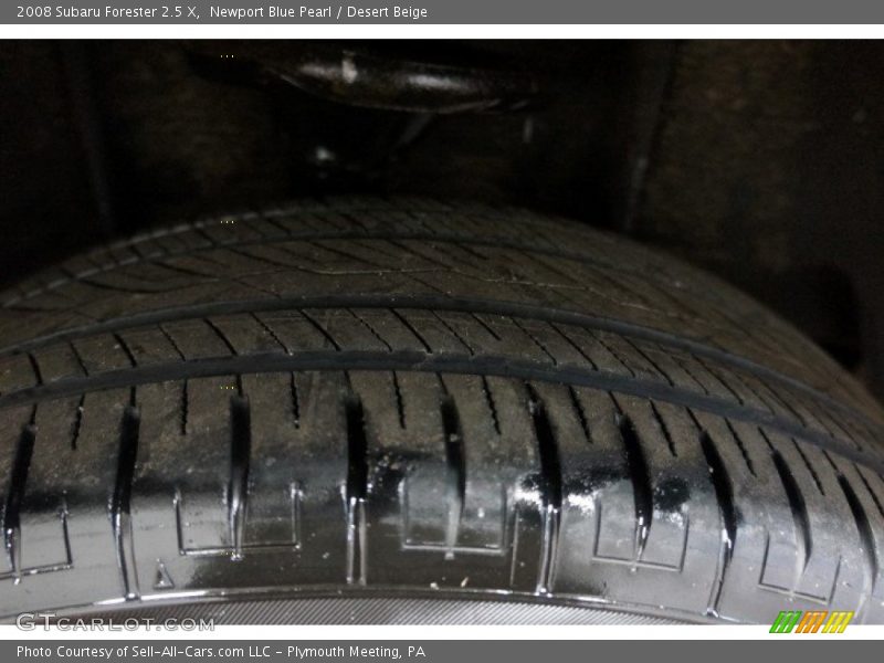 Newport Blue Pearl / Desert Beige 2008 Subaru Forester 2.5 X