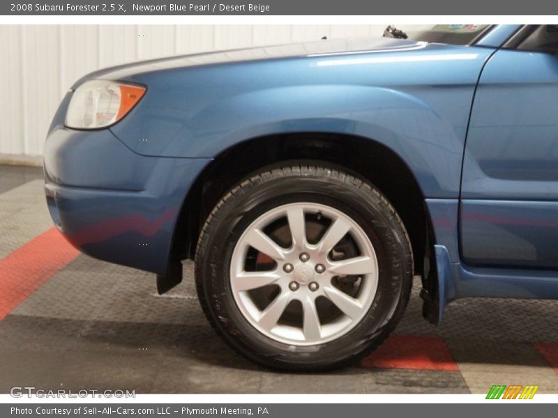 Newport Blue Pearl / Desert Beige 2008 Subaru Forester 2.5 X