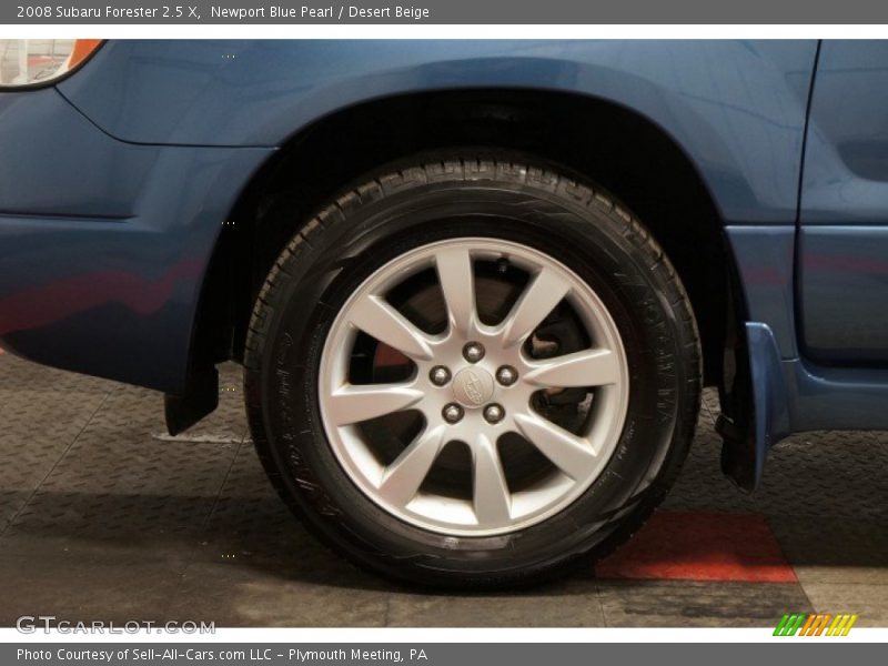 Newport Blue Pearl / Desert Beige 2008 Subaru Forester 2.5 X