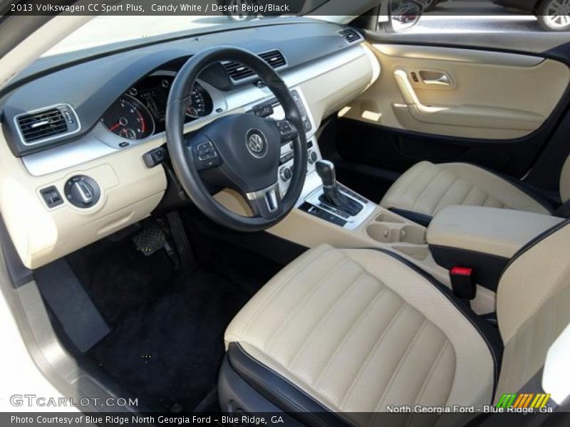 Candy White / Desert Beige/Black 2013 Volkswagen CC Sport Plus