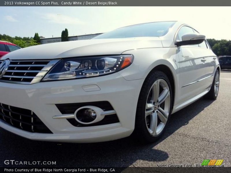 Candy White / Desert Beige/Black 2013 Volkswagen CC Sport Plus