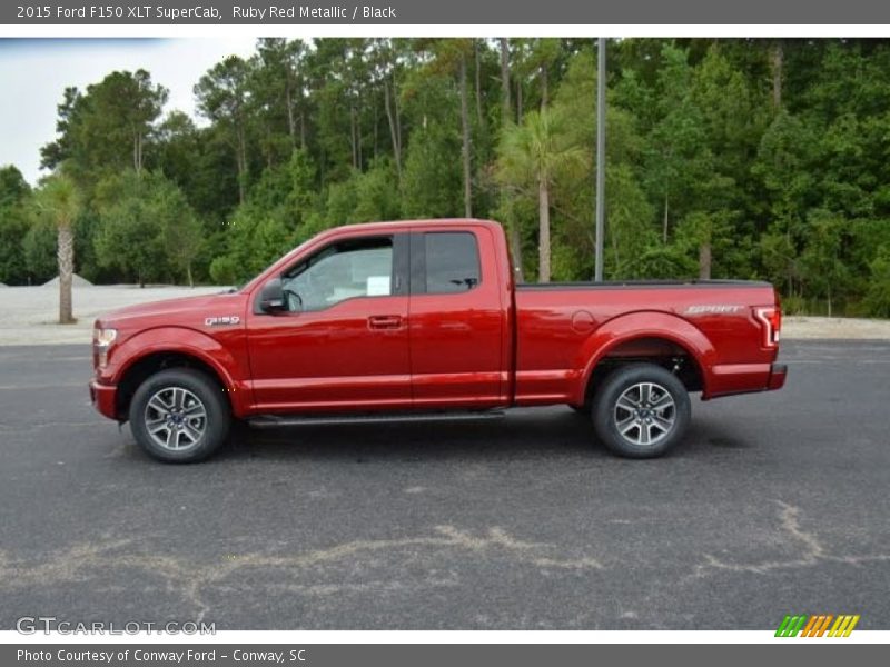  2015 F150 XLT SuperCab Ruby Red Metallic