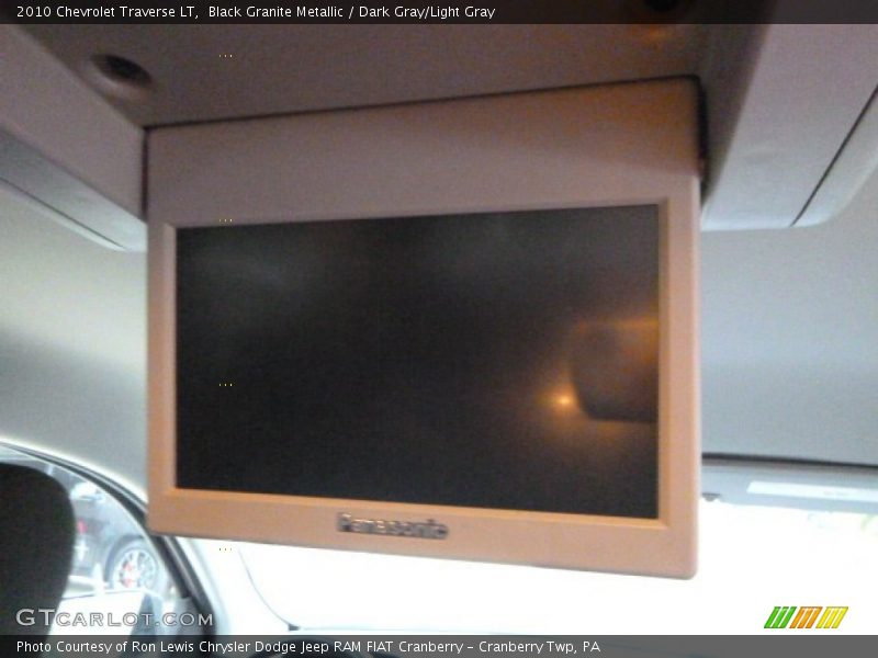 Black Granite Metallic / Dark Gray/Light Gray 2010 Chevrolet Traverse LT