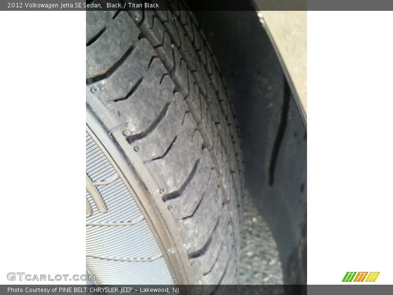 Black / Titan Black 2012 Volkswagen Jetta SE Sedan