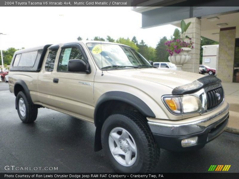 Mystic Gold Metallic / Charcoal 2004 Toyota Tacoma V6 Xtracab 4x4