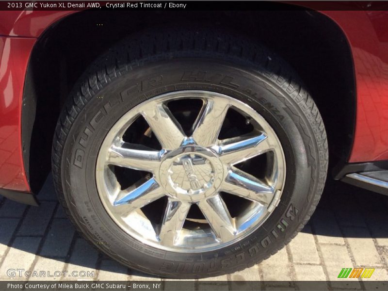 Crystal Red Tintcoat / Ebony 2013 GMC Yukon XL Denali AWD