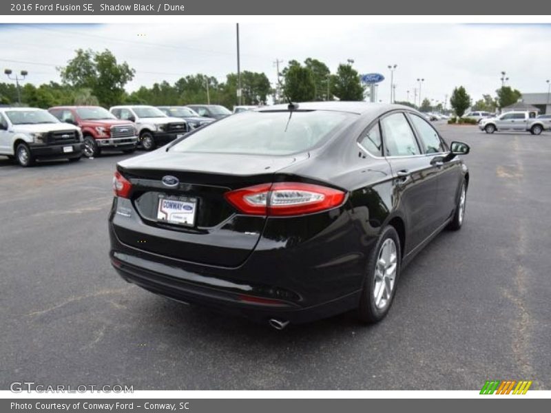 Shadow Black / Dune 2016 Ford Fusion SE