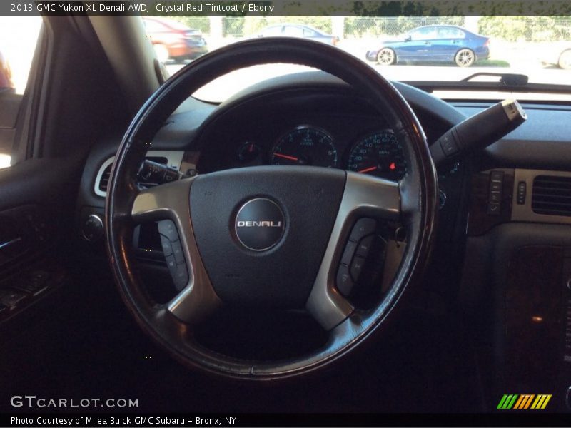 Crystal Red Tintcoat / Ebony 2013 GMC Yukon XL Denali AWD