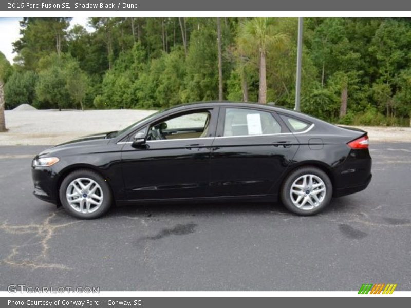 Shadow Black / Dune 2016 Ford Fusion SE