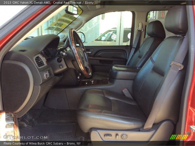 Crystal Red Tintcoat / Ebony 2013 GMC Yukon XL Denali AWD