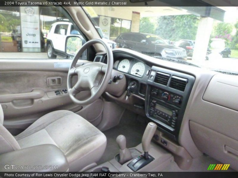 Mystic Gold Metallic / Charcoal 2004 Toyota Tacoma V6 Xtracab 4x4