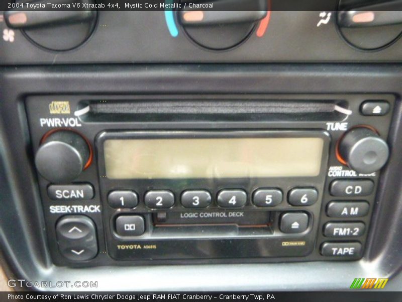 Mystic Gold Metallic / Charcoal 2004 Toyota Tacoma V6 Xtracab 4x4