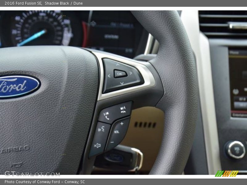 Shadow Black / Dune 2016 Ford Fusion SE