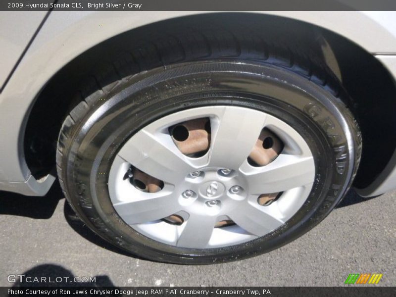 Bright Silver / Gray 2009 Hyundai Sonata GLS